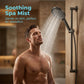 🚿💦 Verstellbarer Hochdruck-Regenduschkopf – 6 Sprühmodi, Turbo-Druckverstärker, universaler G1/2" Anschluss – einfache DIY-Montage in Minuten! 🛁✨