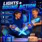 🥳 2026 TOP-ANGEBOT 🥳 💞 50.000+ VERKAUFT! ⚔️✨ 50 % RABATT!  🔋 Wiederaufladbares Lichtschwert mit zwei Klingen – 360° drehbar, ausziehbar, mit 24 Lichtmodi, Bewegungssounds und USB-C-Anschluss.