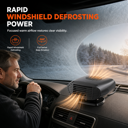 ⏳Nur für kurze Zeit – 50% RABATT⏰Mini-12-V-Auto- und Defroster-Lüfter zum Entfeuchten und Beheizen der Windschutzscheibe