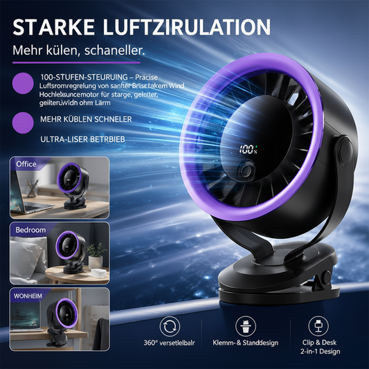 Starke Luftzirkulation